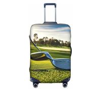 Kfjghhl Golf Club - Copertura per bagagli lavabile, alla moda, adatta per valigie da viaggio da 45,7 a 81,7 cm, bianco, S