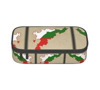 Kfjghhl Map03 - Astuccio grande con bandiera della Repubblica Cecena, per ragazze e ragazzi, con scomparti con cerniera