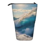Kfjghhl Ocean Sea Wave Astuccio per ragazze, grande, leggero, per studenti, adulti, ragazzi, regali per bambini