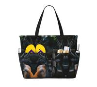Kfjghhl Outdoor Wildlife Deer Antler Grande Capacità Spiaggia Borsa da Viaggio Borsa Tote Bag Donne Tasche Laptop Borsa Borsa Lavoro Adulto Palestra