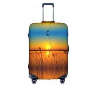 Kfjghhl Reeds by The River - Copertura per bagagli lavabile, alla moda, adatta per valigie da viaggio da 45,7 a 81,7 cm, bianco, S