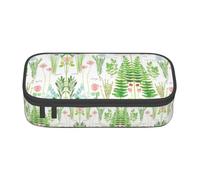 Kfjghhl Springtime Herb Garden Astuccio grande per ragazze ragazzi carino astuccio secondario grande capacità scomparti con cerniera