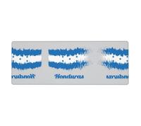 Kfjghhl Tappetino per mouse con bandiera dell'Honduras blu, tappetino per mouse grande, 80 x 30 x 0,3 cm, tappetino per mouse da scrivania, tappetino da gioco con base in gomma