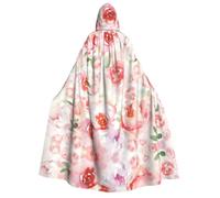 Kfjghhl Unisexsoft Colore pallido sbiadito Mix Di Rose Mantello Con Cappuccio Mantello Halloween Cosplay Costumi Cavaliere Gotico Strano Vestiti Robe