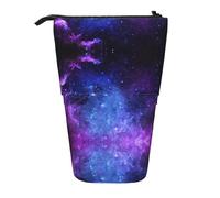 Kfjghhl Universo Galaxy Star Space Pencil Case Ragazza Grande Leggero Holder Studenti Adulti Ragazzo Regali Kid Stand Up Matita