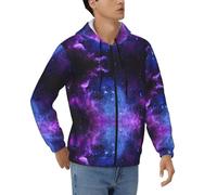 Kfjghhl Universo Galaxy Star Space Pullover da uomo con cappuccio Top Lady Felpa con cappuccio Felpa con cappuccio Adulto Unisex Abbigliamento da lavoro Regali, Nero , L