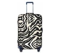 Kfjghhl Zebra, copertura per bagagli lavabile, alla moda, adatta per valigie da viaggio da 45,7 a 81,7 cm, bianco, L