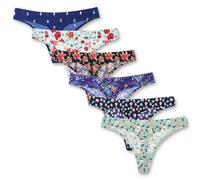 Kfnire Perizoma Donna in Microfibra Elasticizzato Liscio Pacco da 6 Slip Tanga Donna Senza Cuciture