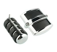KFPNFHXGD Copertura cromata per leva Compatibile con Yamaha V-Star | Gear Shift Lever Brake Pedal Cover Compatibile con Yamaha Honda Shadow(Kit)