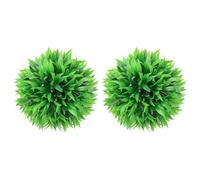 KFPOERTFGD Sfera di bosso, 2 pezzi, 30 cm, pianta artificiale, verde | Resistente alle intemperie, per interni ed esterni, decorazione versatile