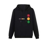 kfr Felpa con cappuccio con tasca a canguro Hvh57Q Togli i pantaloni Blink 182 Felpe a maniche lunghe, Nero , XL