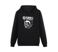 kfr Hoodie Exploited Skull Hoody with Kangaroo Pocket Sweatershirt, Hoodie M
