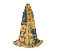 KFRXXZQB Ancient Egypt Tribe Series - Mantello con cappuccio per gioventù - Mantello regolabile stampato per eventi di Halloween, teatro scolastico e costumi L