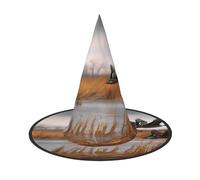 KFRXXZQB Cappello da caccia con anatra selvatica volante, copertura completa, per Halloween, copricapo ripiegabile per festival, larp e feste, 1 pezzo