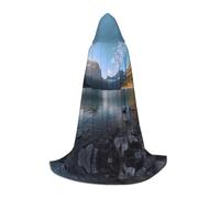 KFRXXZQB Glacier National Park - Mantello con cappuccio per ragazzi - Mantello stampato regolabile per eventi di Halloween, teatro scolastico e costumi L