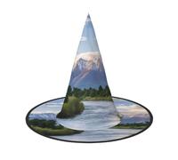 KFRXXZQB Grand Teton National Park - Cappello per Halloween, copertura completa, per festival, feste e feste