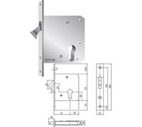 KFV Serratura per porta scorrevole a mortaio 1620