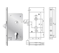 KFV Serratura per porta scorrevole a mortaio 1632
