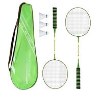 Kfwfuaee 1 paio di racchette da badminton peso leggero racchetta da badminton professionale racchetta da badminton per adulti bambini giocatori doppio racquet