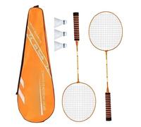 Kfwfuaee 1 paio di racchette da badminton peso leggero racchetta da badminton professionale racchetta da badminton per adulti bambini giocatori doppio racquet