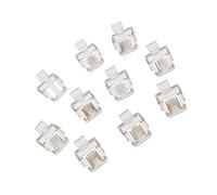 Kfwfuaee 10Pcs Essential Networking RJ45 Plug Copertura Protettiva Chiusure per RJ45 Spina Protezioni Mantiene Lunghezza Cavo Originale Riparazione Domestica