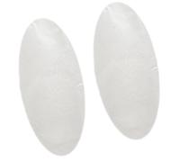 Kfwfuaee 2 cuscinetti in silicone per polpacci, adesivi invisibili, per modellare le gambe, correttori per gambe storte, cuscinetti invisibili, Trasparente, Taglia unica