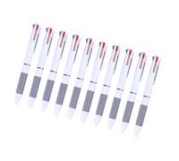 Kfwfuaee 3/5/10 penne a sfera multicolore in 3 colori, punta da 7 mm, per codifica, diario e cancelleria, set di penne multifunzione