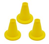 Kfwfuaee 3Pcs Crickets Coni Pratica Stand Leggero Portatile Crickets Batting Tees Per Pratiche All'aperto Facile Da Usare Attrezzature di Formazione