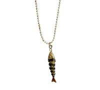 [Kfwfuaee] 6 opzioni di colore per le donne collana regalo catena clavicola per ragazze e collana di rame con fascino di mare gioielli, フリーサイズ, Come descritto nella descrizione, Senza pietra preziosa