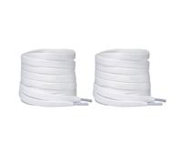 Kfwfuaee 8 Mm Larghezza Lacci Piatti 1 Paio di Lacci di Ricambio Per Scarpe Casual E Allenatori Sneakers Scarpe Stivali Accessori Sneakers di Ricambio, bianco, taglia unica