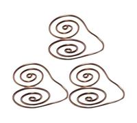 Kfwfuaee Anelli a mano in rame elicoidale fatti a mano Gioielli Energia Regolabile Moda Bandle Adatto per Reiki Messa a terra Regolabile Messa a terra, One Size, come descritto