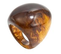 [Kfwfuaee] Anelli in resina traslucida mix di sagome curve moda unisex impilabili gioielli regalo per gli amanti della moda resina