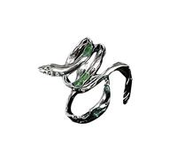 [Kfwfuaee] Anello a serpente stile gotico scuro per gli amanti della moda abbigliamento casual simboleggia mistero e potere