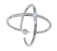 [Kfwfuaee] Anello da nocca con cristallo stella del Nord, accessori per donne