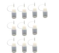 Kfwfuaee Bottiglia vuota di precisione per l'applicazione della punta dell'ago della bottiglia per la pittura acrilica fai da te quilling e le colle artigianali di carta spremere