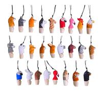 [Kfwfuaee] Collana con ciondolo animale intagliato in legno per il campeggio collana di animali di allenamento di musica e ritmo girocollo gioielli musica in legno e allenamento ritmo, フリーサイズ, Come