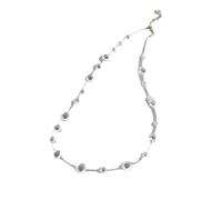 [Kfwfuaee] Collana di goccia di cristallo regolabile resistente in lega di Gene Accessori di gioielli per eventi o stile casual Collana di pioggia in rugiada, フリーサイズ, Come descritto nella descrizione