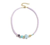 [Kfwfuaee] Collana di perline alla moda con ciondolo a forma di mare con perline per il collo gioielli per ragazze che vogliono un'eleganza naturale