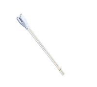 Kfwfuaee Connettori commerciali unilaterali a 3 poli per tubi LED T8 Struttura in plastica ad alta resistenza Design di sicurezza Connettori per tubi LED