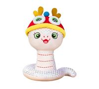 Kfwfuaee Dollette farcite di peluche di serpenti pendenti per feste di Capodanno cinesi ornamento tradizionale peluche