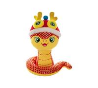 Kfwfuaee Dollette farcite di peluche di serpenti pendenti per feste di Capodanno cinesi ornamento tradizionale peluche