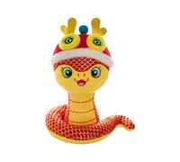 Kfwfuaee Dollette farcite di peluche di serpenti pendenti per feste di Capodanno cinesi ornamento tradizionale peluche