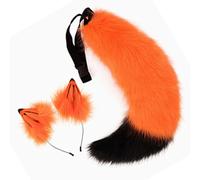 [Kfwfuaee] Fascia in peluche fatta a mano coda di pelliccia per festa di cosplay di Halloween finto