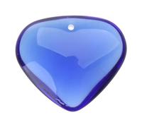 [Kfwfuaee] Perle allentate per gioielli pendenti in cristallo a forma di cuore, l, Come descritto nella descrizione, Senza pietra preziosa