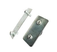 Kfwfuaee Resistenti alla corrosione Biciclette Basket Staffe Con Clip Rinforzata Universali Ferro Bike Stabilizzatori Morsetti Bike Cargo Staffe