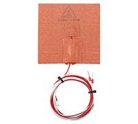 Kfwfuaee Tappetino riscaldante in silicone V 100 W a bassa potenza termistore importato caldo cuscino in gomma per stampante 3D Build piastra 100 mm