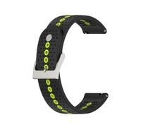 [Kfwfuaeee] Cinturino in silicone per Galaxy Watch, Nero (Luz Negra)