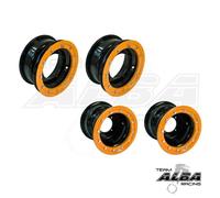 KFX 400 450R Anteriore Posteriore Ruote Ruota 10x5 10x8 Alba Racing Bo 32