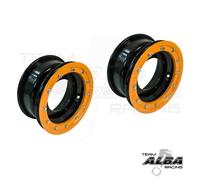 KFX 400 450R Ruote Anteriori Beadlock 10x5 4+1 4/156 Alba Racing BO 41