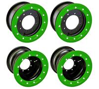 KFX 400 450R Ruote Anteriori Posteriori Beadlock 10x5 10x8 Alba Racing BG 32